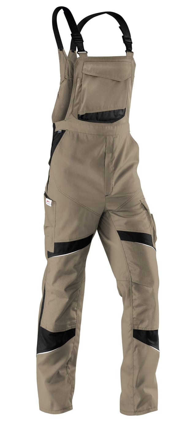 Kübler Latzhose activiq 3250 sandbraun/schwarz Gr. 56
