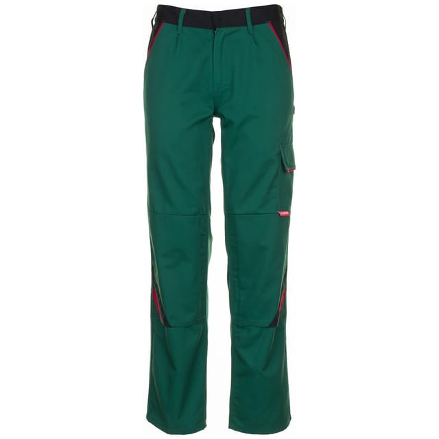 Planam Bundhose Highline Gr. 46 grün/schwarz/rot