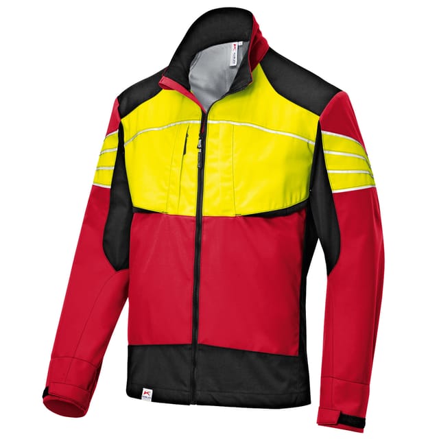 Kübler Ultrashell Jacke Forest rot/warngelb M