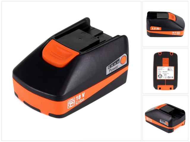 Fein - 3,0 Ah Li-Ionen Akku mit Ladestandsanzeige 18V - 92604182020