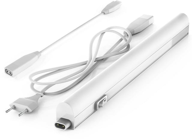 B.k.licht - Unterbauleuchte - 4W, 400lm, led, Stecker, erweiterbar, neutralweiß, weiß