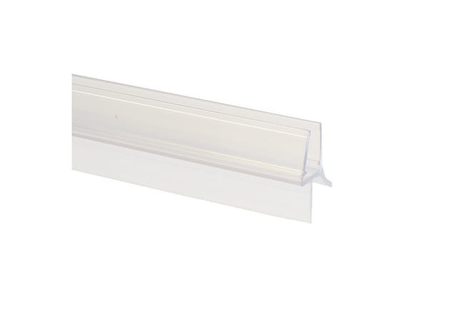 Duschtür Lippendichtung 100cm mit 2 Dichtlippen a 12mm Länge für 6-8mm Glasstärke