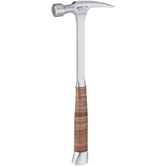 Ganzstahl-Framing-Hammer mit Ledergriff geraut - Picard