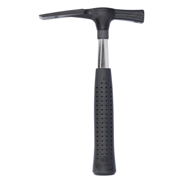 Maurerhammer 500g mit Stahlrohrstiel Nr. 277 1/2 geraut - Picard