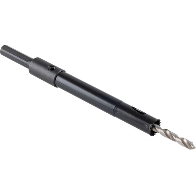 Stern Rollladenlochsäge ø 17mm - Lochsäge mit Schaft Nutzlänge 100mm, Bi-Metall