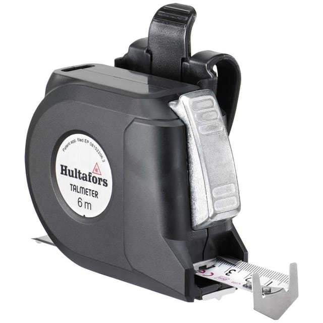 Hultafors Taschenbandmaß Talmeter 6 m x 25 mm