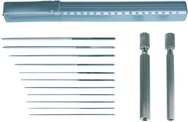Düsen-Reibahlen-Set 12teilig0,6-1,9mm Kukko