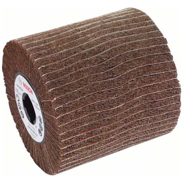 Lamellenschleifwalze mit Vlies, 19 mm, grob, 100 mm - Bosch