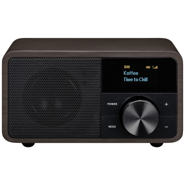Genuine Mini DDR-7 Tischradio dab+, ukw aux, Bluetooth® Dunkelbraun - Sangean