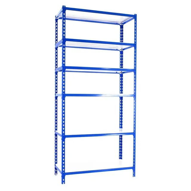 Simonrack Metallregal Blau und Weiß 2500 mm