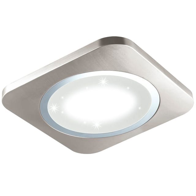 Led Aufbau Leuchte Kristall Effekt Arbeits Zimmer Decken Lampe Chrom Beleuchtung Eglo 97664