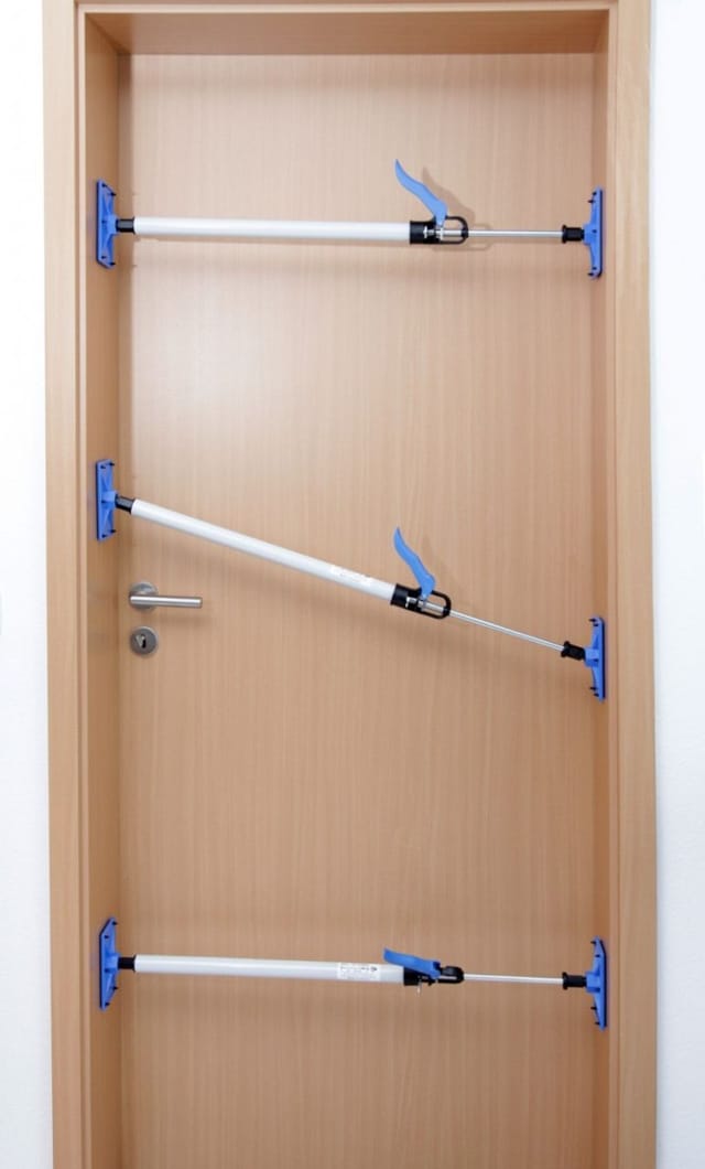 Langfit - Profi Schnell Türspanner Türspreizer Türfutterstrebe Zargenspanner 66-99 cm