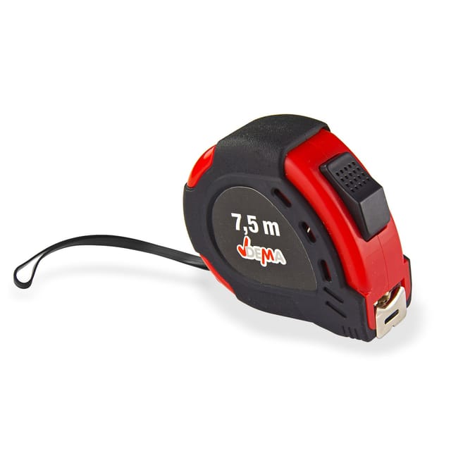 Rollenmaßband 7,5 m Self-Locking mit Gürtelclip