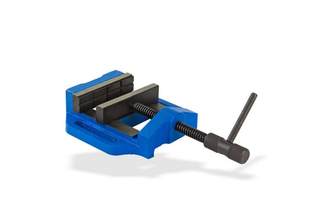 Dema - Maschinenschraubstock Schraubstock Basic 125 mm Backenbreite Mit Spannnuten