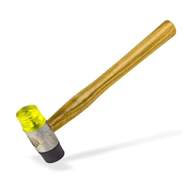 Gummihammer mit Holzgriff gh 35