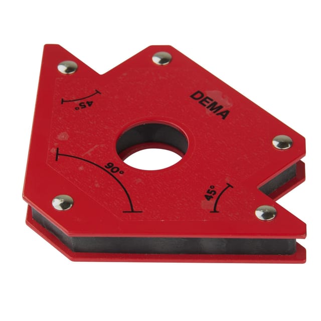 Dema - Magnetschweißwinkel Schweißwinkel Winkelmagnet Magnetwinkel Magnethalter 22 kg