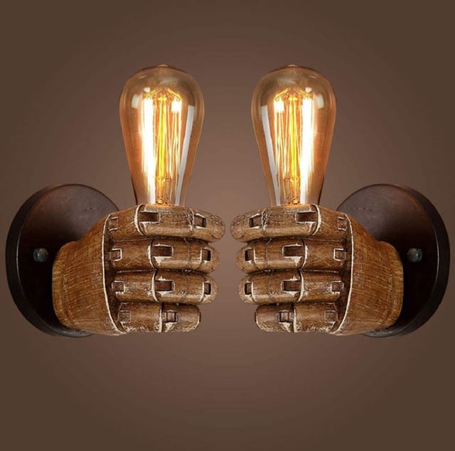Wandleuchte Retro E27 Wand Lampen Innenbereich Industrielle Wandbeleuchtung Für Wohnzimmer Neben Schlafzimmer Loft Badezimmer - 2 Stück