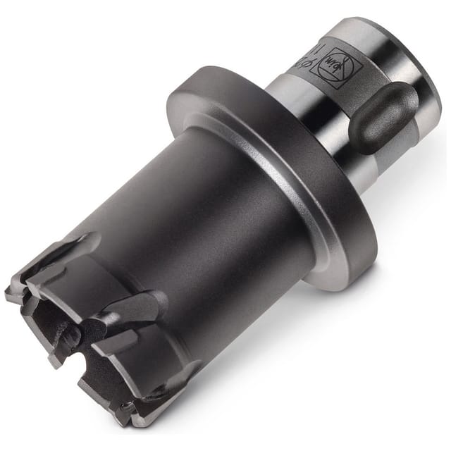 HM-Kernbohrer TiAIN-beschichtet, mit QuickIN PLUS-Aufnahme, Bohr-Ø 14 mm, Schnitttiefe 20 mm - Fein