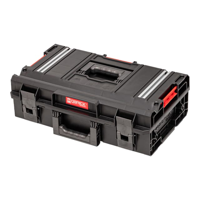 System one 200 2.0 Technik Werkzeugkoffer modularer Organizer 585 x 385 x 190 mm 15,4 l stapelbar IP66 - Qbrick