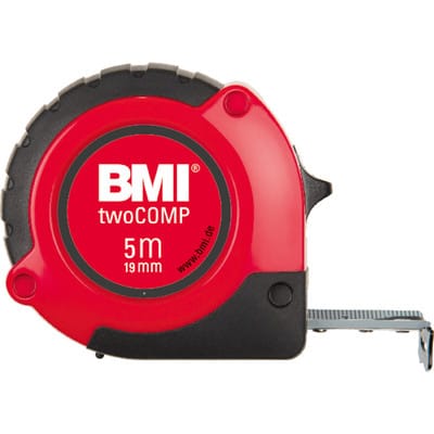 Taschenbandmaß twoCOMP 10 m x 25mm - BMI