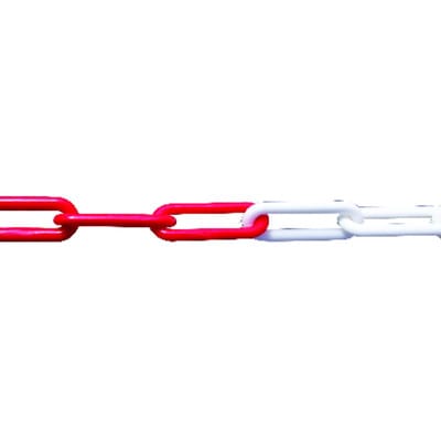 Pösamo Kunststoffkette rot/weiß 6,0 mm 5m