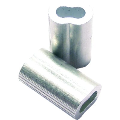 Pressklemmen f. Drahtseil 3,0mm Aluminium