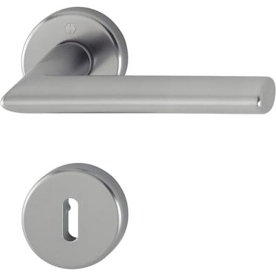 HOPPE Aluminium-Rosetten-Türgriff-Garnitur Stockholm GRT-SST/F9/8/OB/37-42 - 2782982