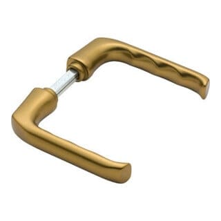 Hoppe - Türdrückerpaar London 113 Aluminium F4 ohne Rosetten Vierkant 8 mm