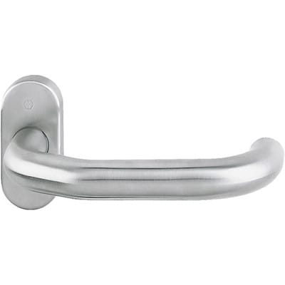 Hoppe - PT-Drücker-Halbgarnitur, mit Ros., E138GF/55, oh. Schlüsselros. F69