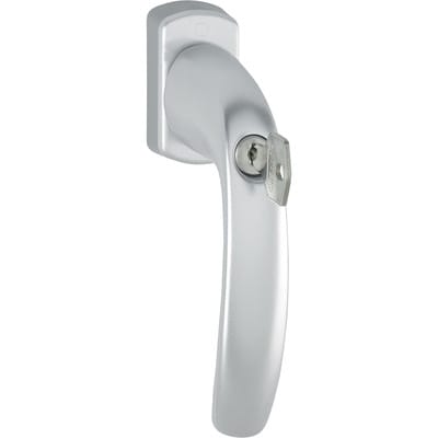Hoppe - Fenstergriff New York 0810S/U10 Aluminium 35 mm F1 / naturfarbig abschließbar