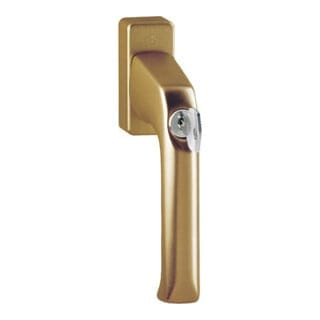 Hoppe DK-Fenstergriff, abschl, mit Druckzyl, VK7, ALU, 013S/U34, London, mit VKstift, verd.vers, F4