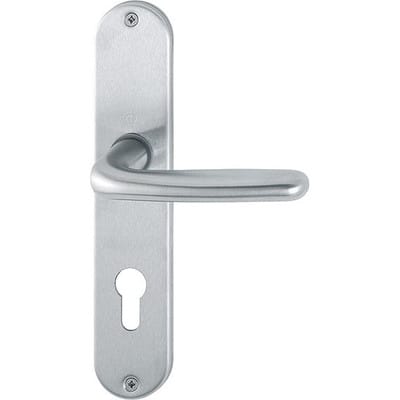 Hoppe - Langschildgarnitur Cardiff E1850Z/302 Edelstahl F69 ( 3000252429 )