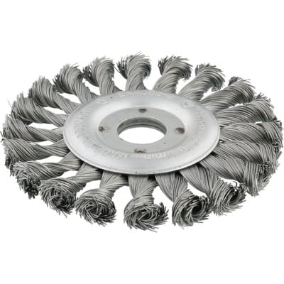 Rundbürste Stahldraht 125x13 mm gezopft - Osborn