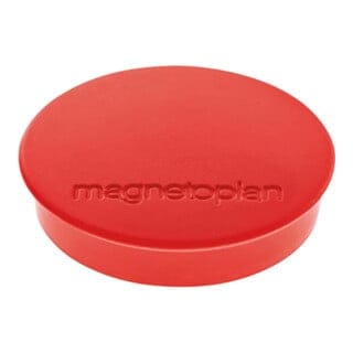 16642-06 Magnet Basic d. 30 mm rot - Magnetoplan