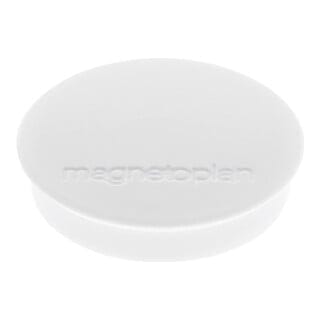16642-00 Magnet Basic d. 30 mm weiß - Magnetoplan