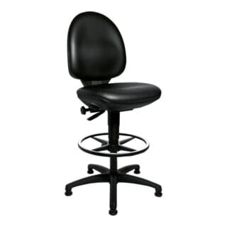 Arbeitsdrehstuhl Tec 50 Bodengleiter + Fußring - 72250 D10T - Topstar