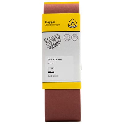 Schleifband ls 309 xh B.75xL.533mm K.60 endlos 3 Stk