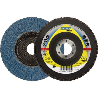 Konvexe Fächerschleifscheibe SMT644 P60 125mm