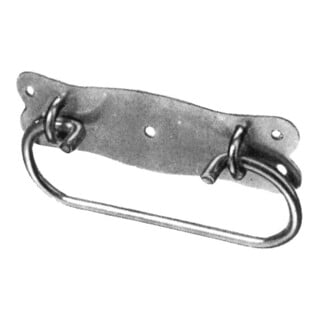 Kistengriffe Nr.84/1,mittel L100mm,B34mm,GriffØ4,8mm - Lüsebrink