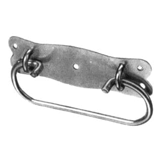 Kistengriffe Nr.84/1,mittel L100mm,B34mm,GriffØ4,8mm - Lüsebrink