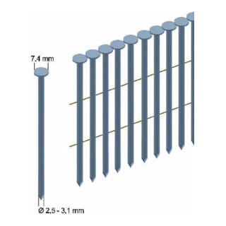Streifennägel RK31/80BK Glattschaft - Prebena