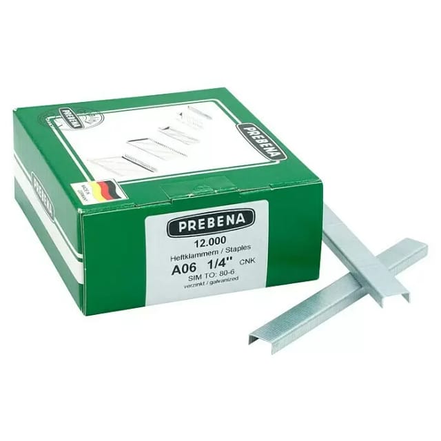 Heftklammern A06CNK - neue vpe 12.000 Stück - Prebena