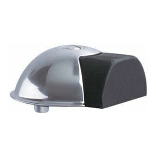 Türpuffer 3847 Ø 65 mm Höhe 22 mm Edelstahl matt Dübelmontage
