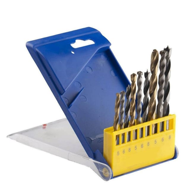 Trade Shop Traesio - Trade Shop - set 9 purchase pezzzzen für trapano 5 / 6 / 8 mm pietra legno cement -