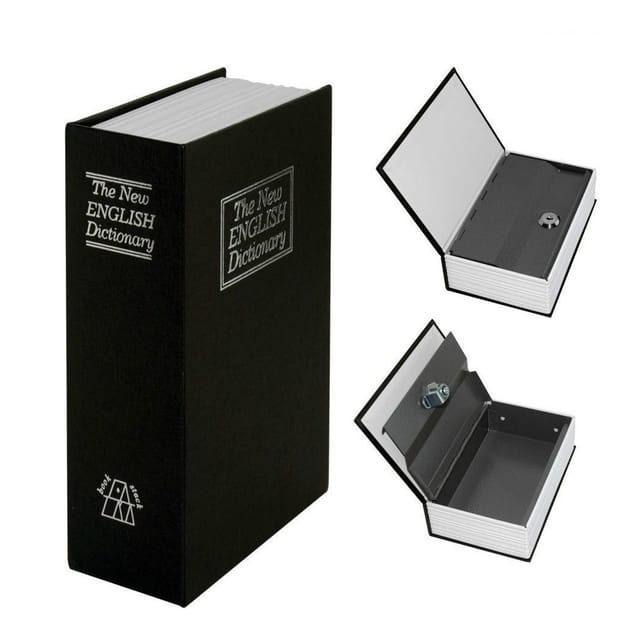Trade Shop Traesio - Trade Shop - cassetta safety portavals libro porta monete metally 240x155x55 mm -