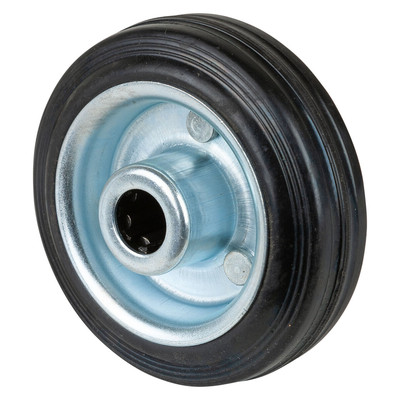 BS ROLLEN Gummirad 80mm Stahlblech Rollenkorblager