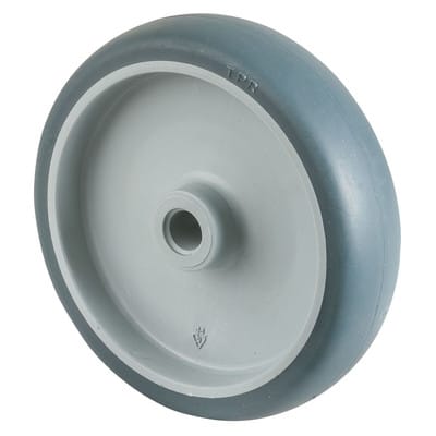Gummirad 125mm Gummi / Kunststoff lg.g - Bs Rollen