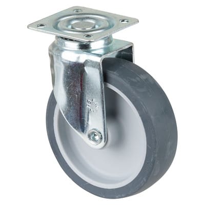 BS-R Apparate-Lenkrolle, Gleitlager, Rad:80 mm 50 kg