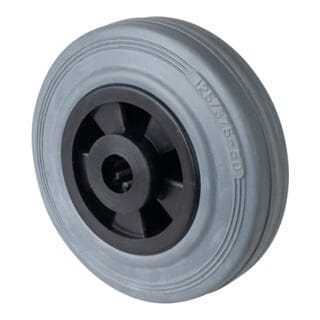 Bs-r OB-Rad,Rad ø 125, B46, grau,Achs ø 15, 100kg