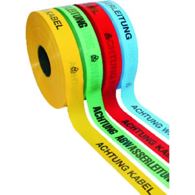 Trassen-Warnband 250 m Starkstromkabel, gelb